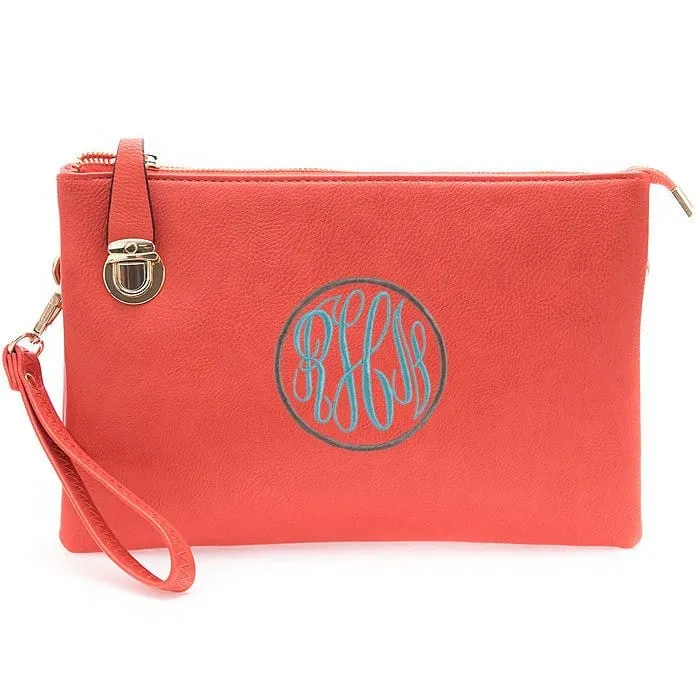 0714 Designer Inspired Fashion Clutch/Crossbody Bag