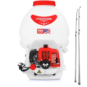 5 Gallon Gas Backpack Sprayer with Dual Wands and 450 PSI Pump for Mosquitoes Pesticides