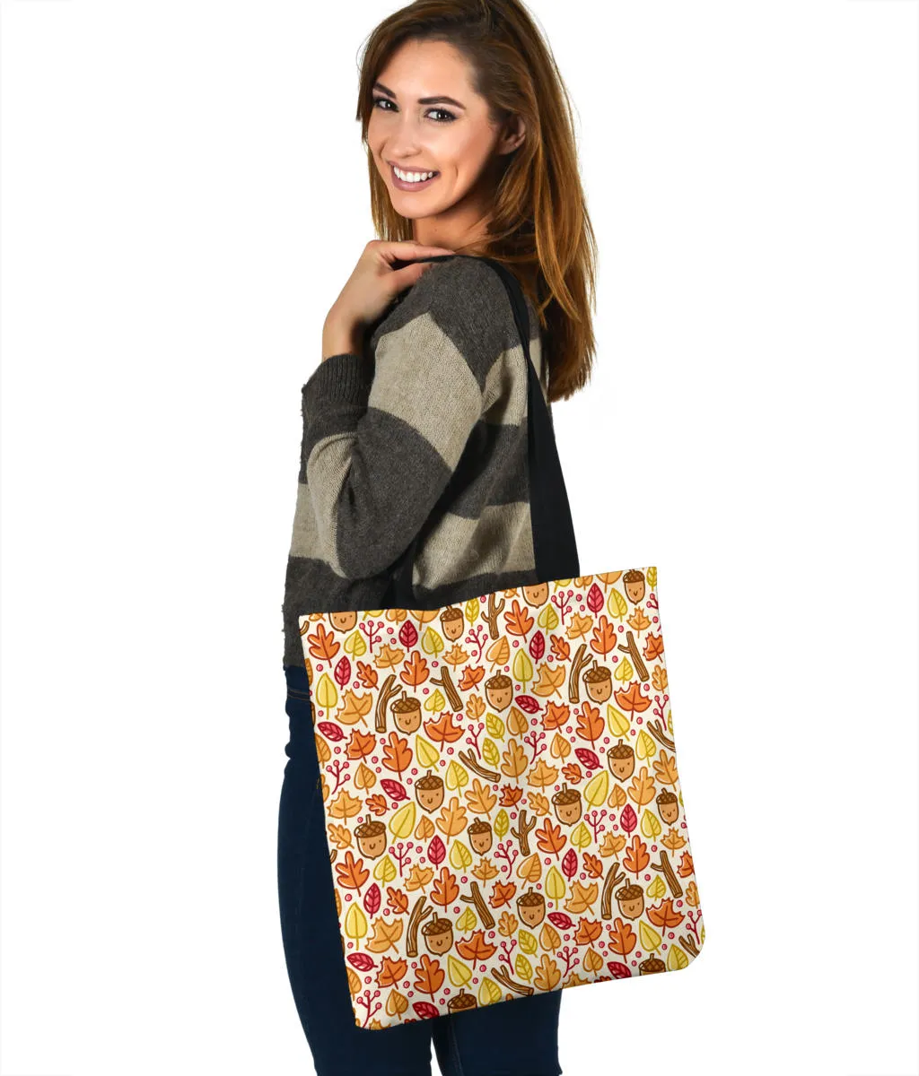 Adorable Autumn Pattern Cloth Tote Bag