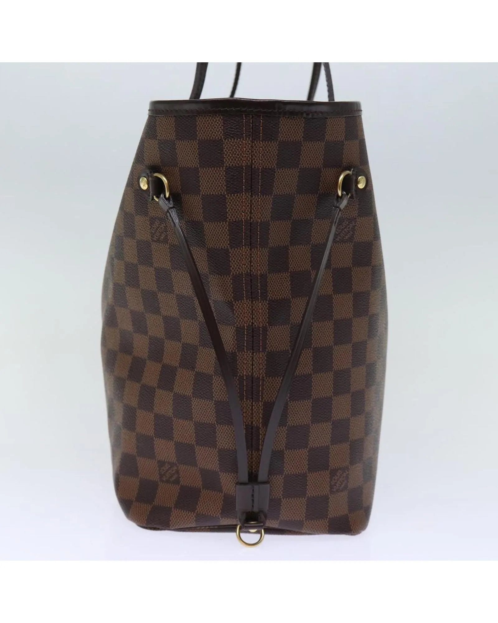 Authentic Damier Ebene Tote Bag with Dust Bag and Pouch