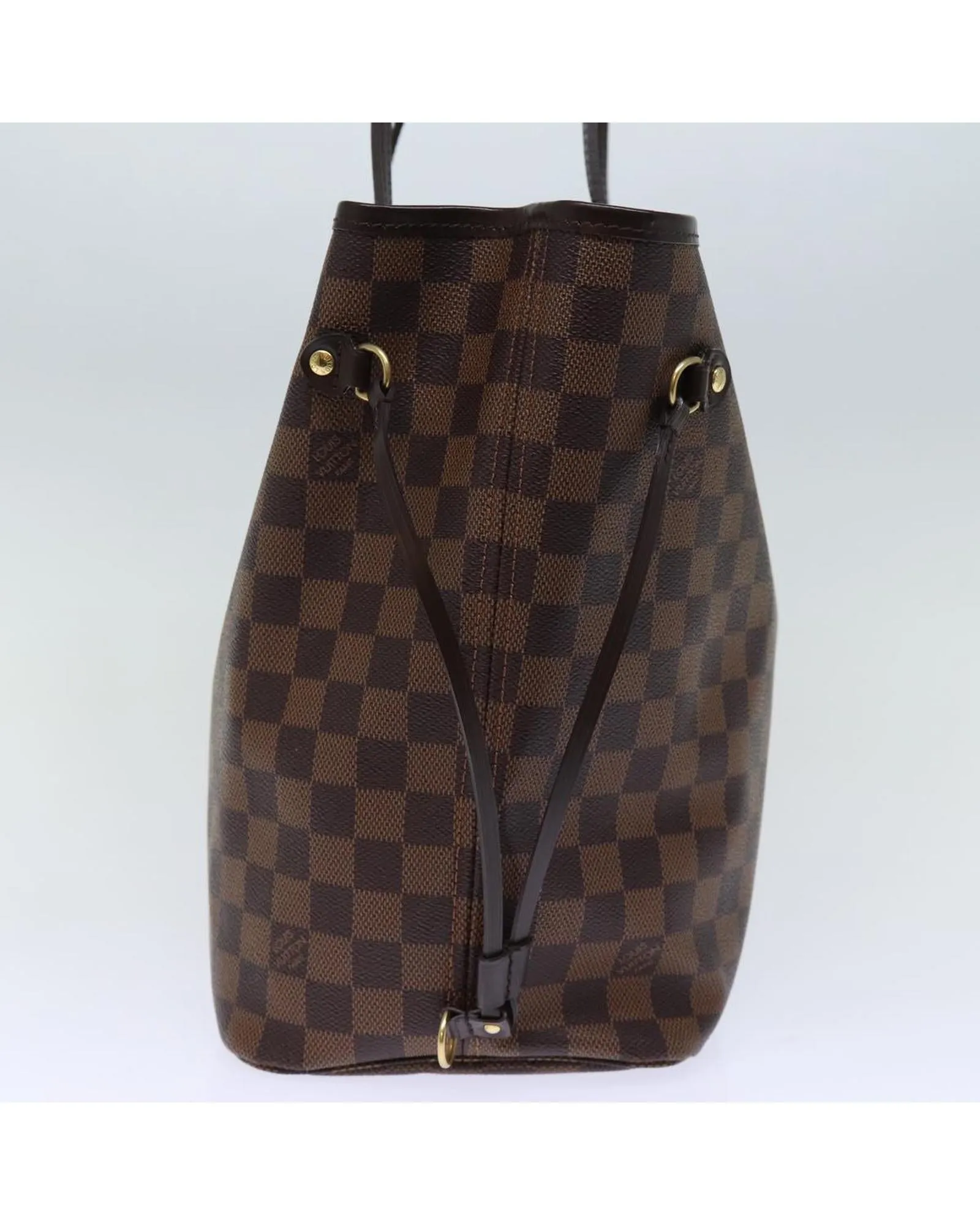 Authentic Damier Ebene Tote Bag with Dust Bag and Pouch