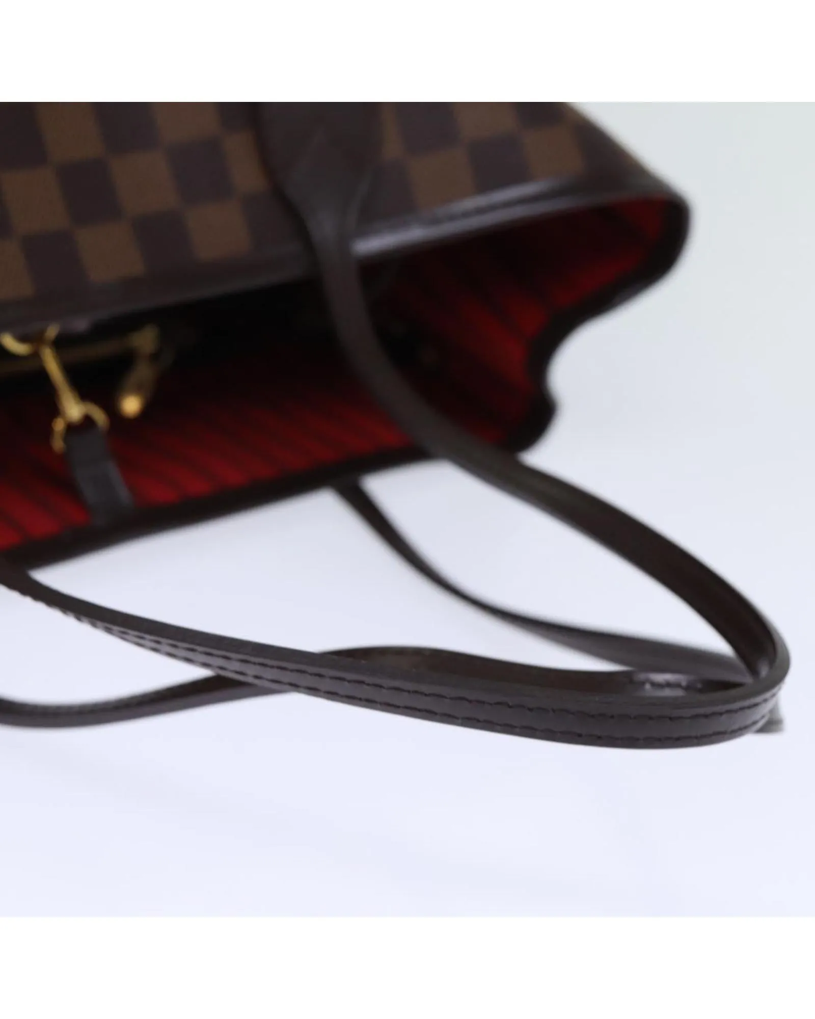 Authentic Damier Ebene Tote Bag with Dust Bag and Pouch