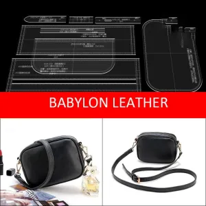 BABYLON™ Minimalist Crossbody Bag Leather Pattern AAB-142