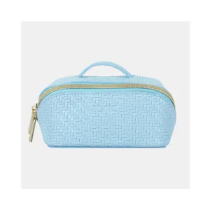 Beauty Bag Herringbone Small - Bluebell