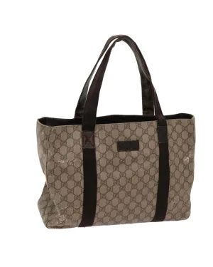 Beige GG Supreme Tote Bag in PVC and GG Canvas