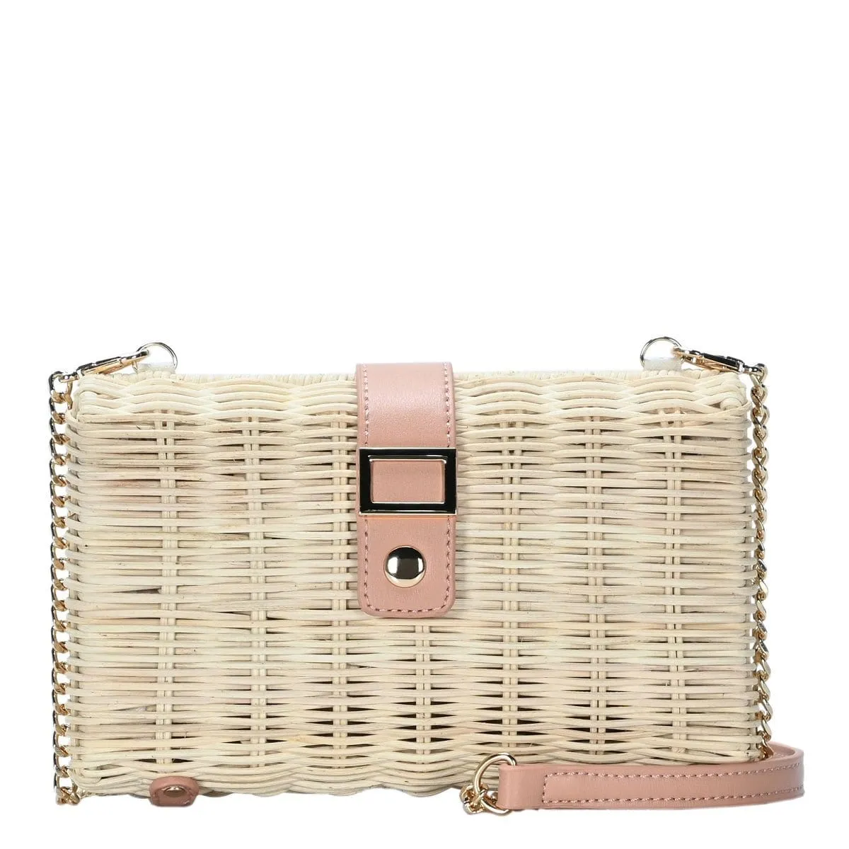 BGT4554 Rattan Crossbody Bag