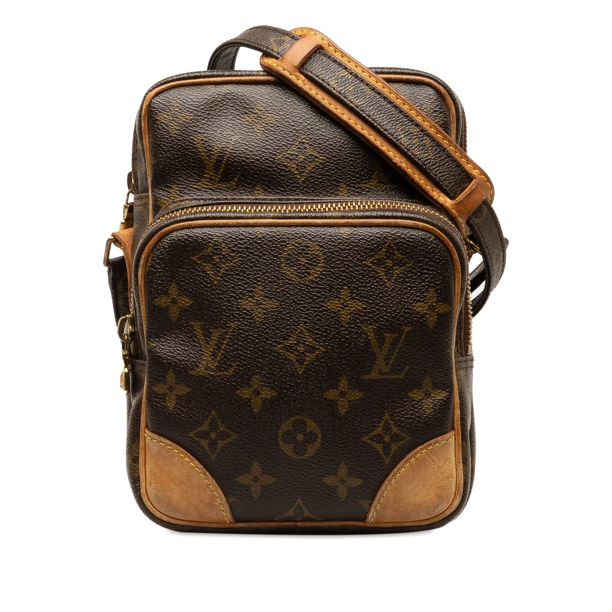 Brown Louis Vuitton Monogram Amazone Crossbody Bag