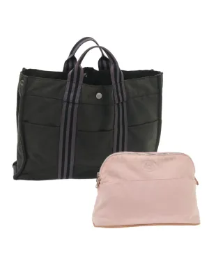 Canvas Pouch Tote Bag Set with Accessories