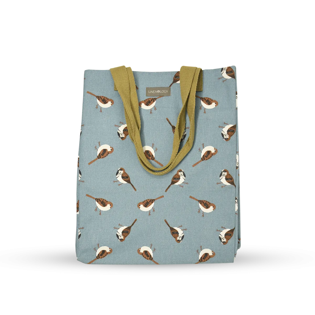 Canvas Tote - Sparrows - Cameo Blue