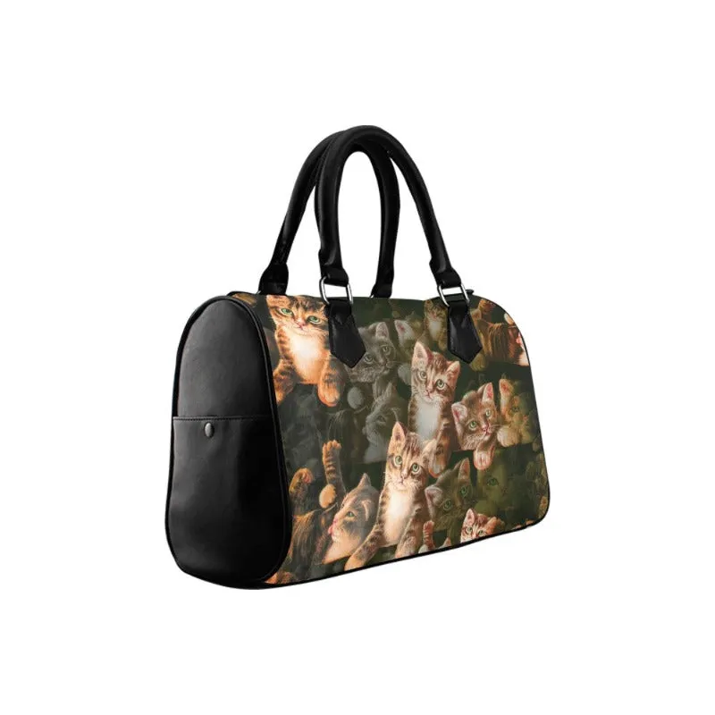 Cat Print Handbag