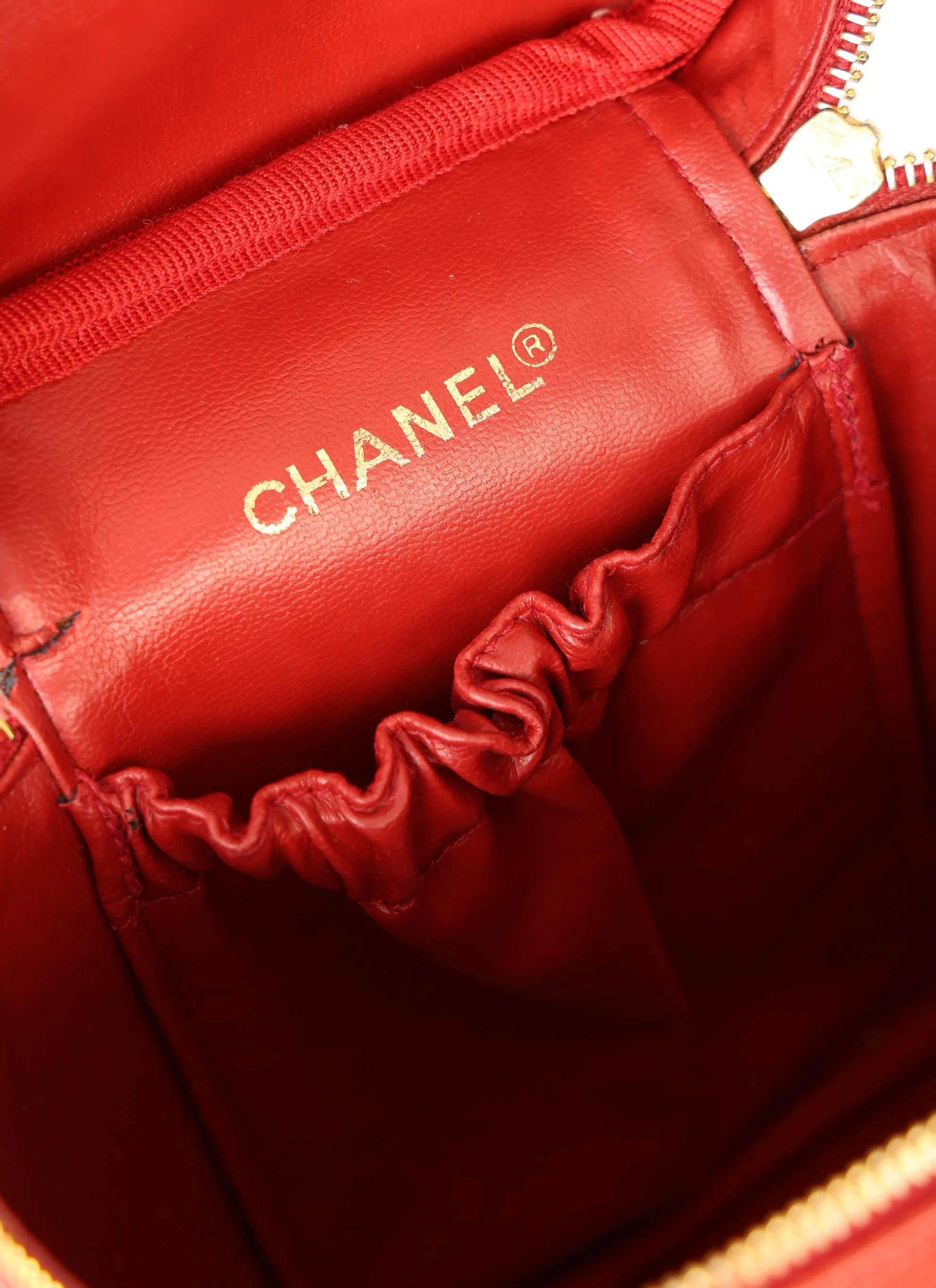 Chanel 1994 Caviar Red Vanity