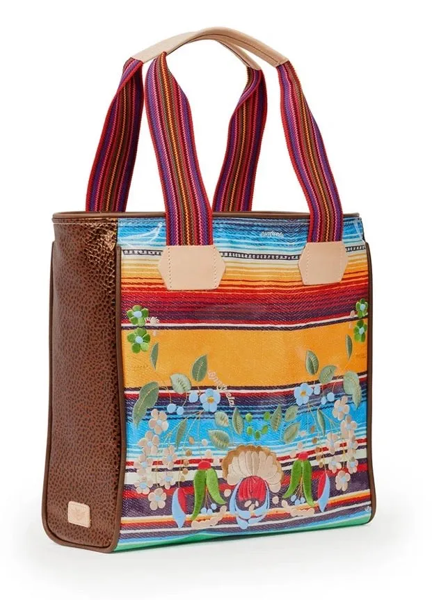 Consuela Carlita Canvas Stripe Classic Tote 6126