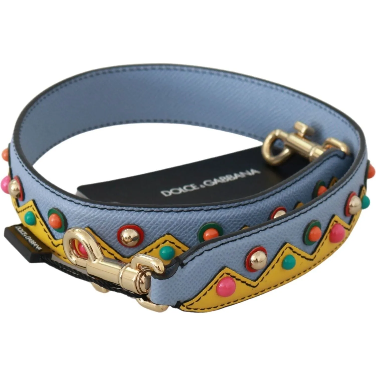 Dolce & Gabbana Multicolor Leather Shoulder Strap Accessory