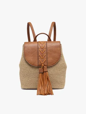 Eleanora Straw Backpack