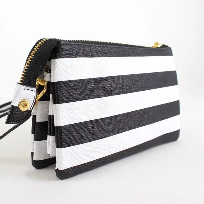 F7013-59 Monogrammable Clutch/Crossbody Bag