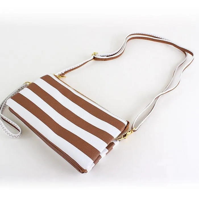 F7013-59 Monogrammable Clutch/Crossbody Bag