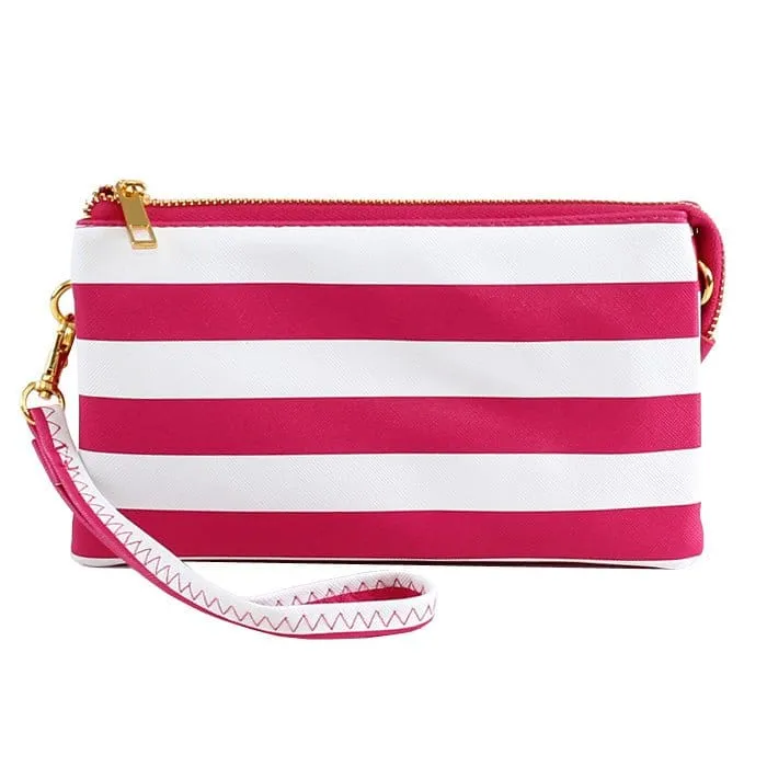 F7013-59 Monogrammable Clutch/Crossbody Bag