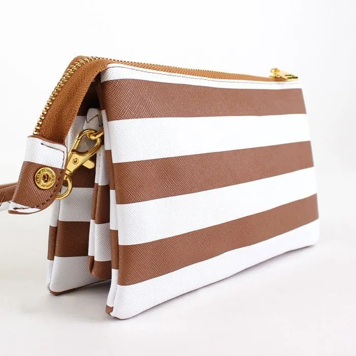 F7013-59 Monogrammable Clutch/Crossbody Bag