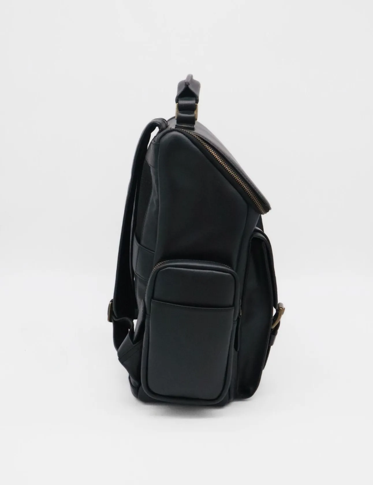 Generosity large backpack in black leather bags