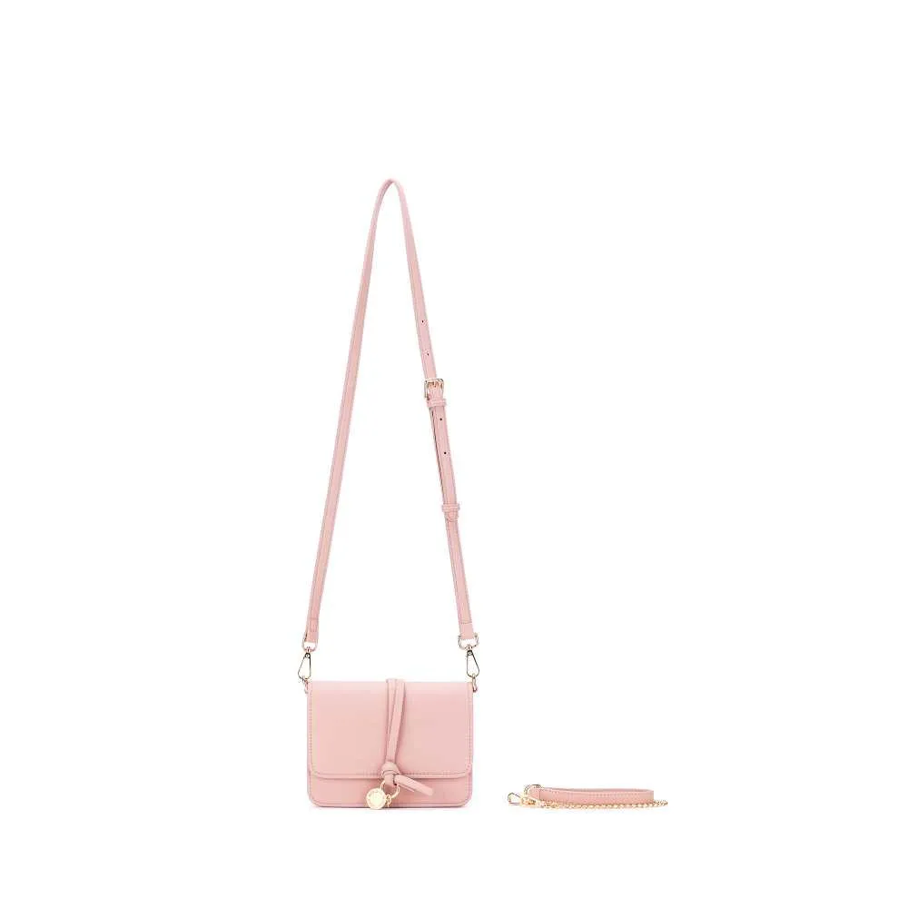 Gigi Pink Crossbody Bag