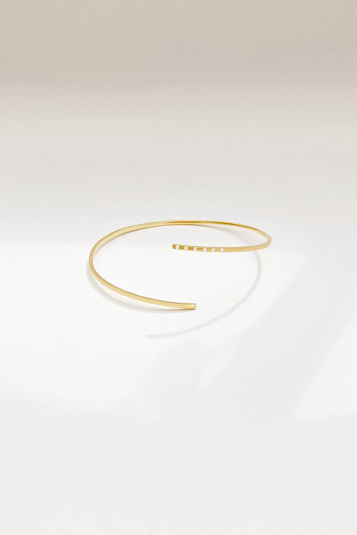 Gold Open Bracelet