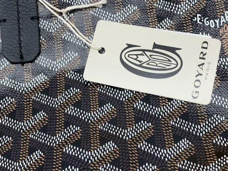 Goyard Saint Louis (St. Louis) Pm 2019 Black Coated Canvas Tote