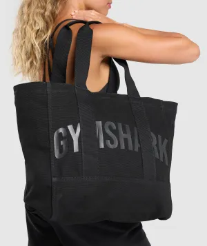 Gymshark Power Tote - Black/Asphalt Grey