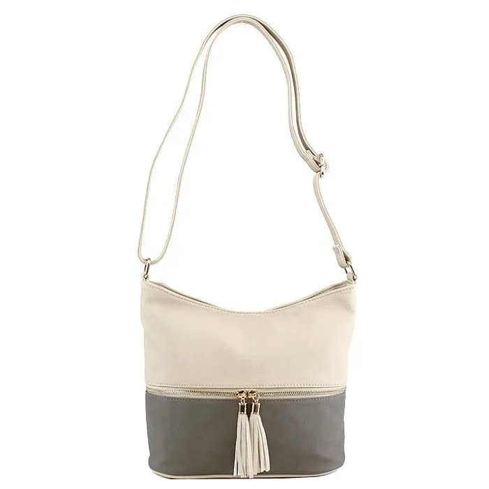 HB3016C Monogrammable Fashion Crossbody Bag With Tassel