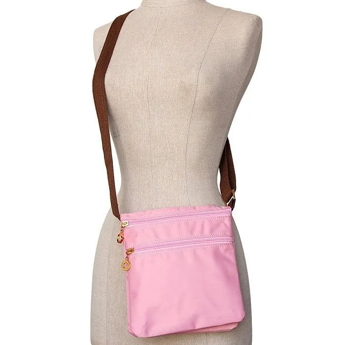 HD1851 Monogrammable Nylon Fabric Crossbody Bag