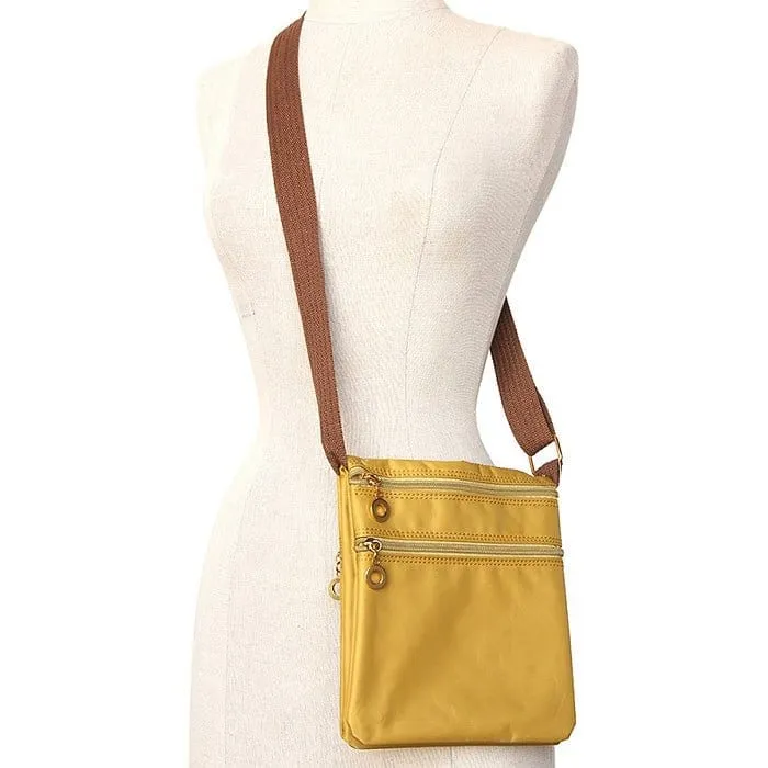 HD1851 Monogrammable Nylon Fabric Crossbody Bag