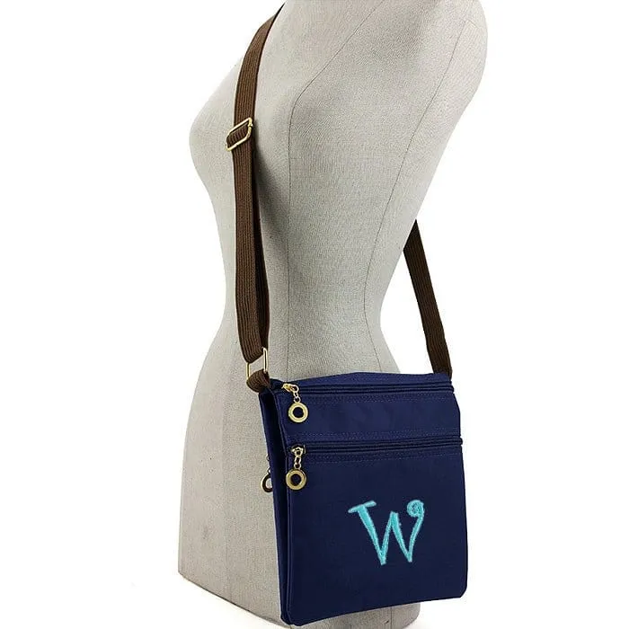 HD1851 Monogrammable Nylon Fabric Crossbody Bag