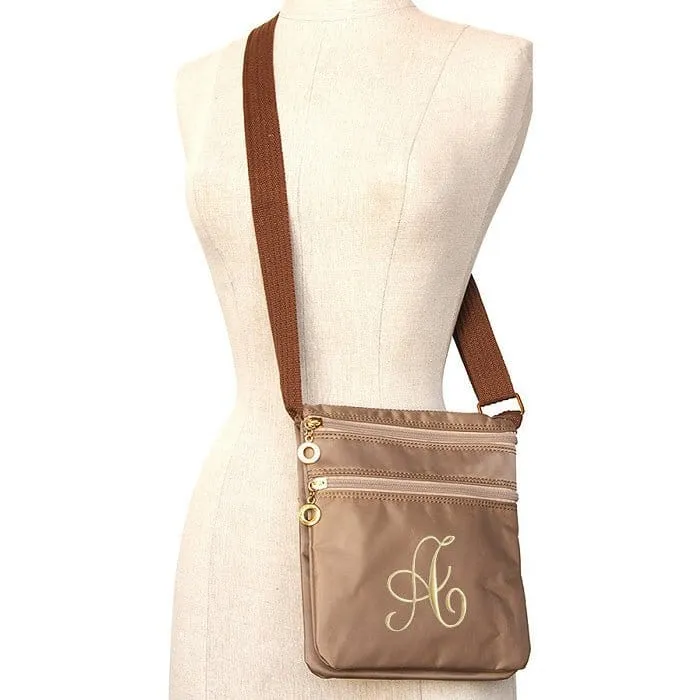 HD1851 Monogrammable Nylon Fabric Crossbody Bag