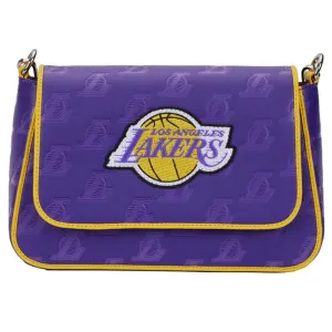 LAKERS LOUNGEFLY DEBOSED CROSSBODY BAG