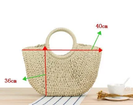 Light Straw Tote