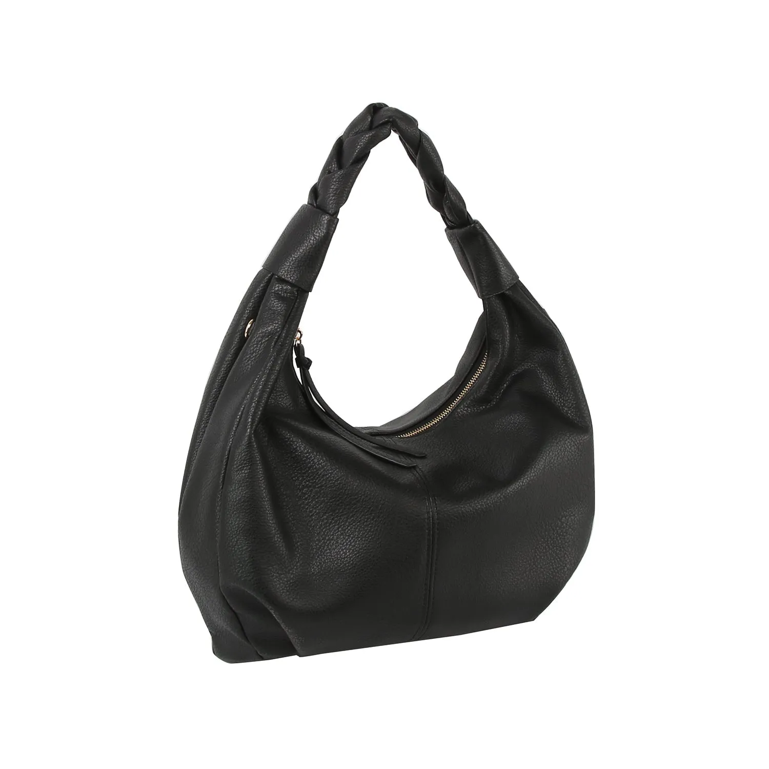 LMS212-Z Braid Handle Hobo Bag/Crossbody