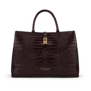 Lola Croco 15" - Dark Brown