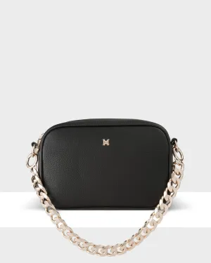 Monica Camera Crossbody Bag   Chunky Chain Strap