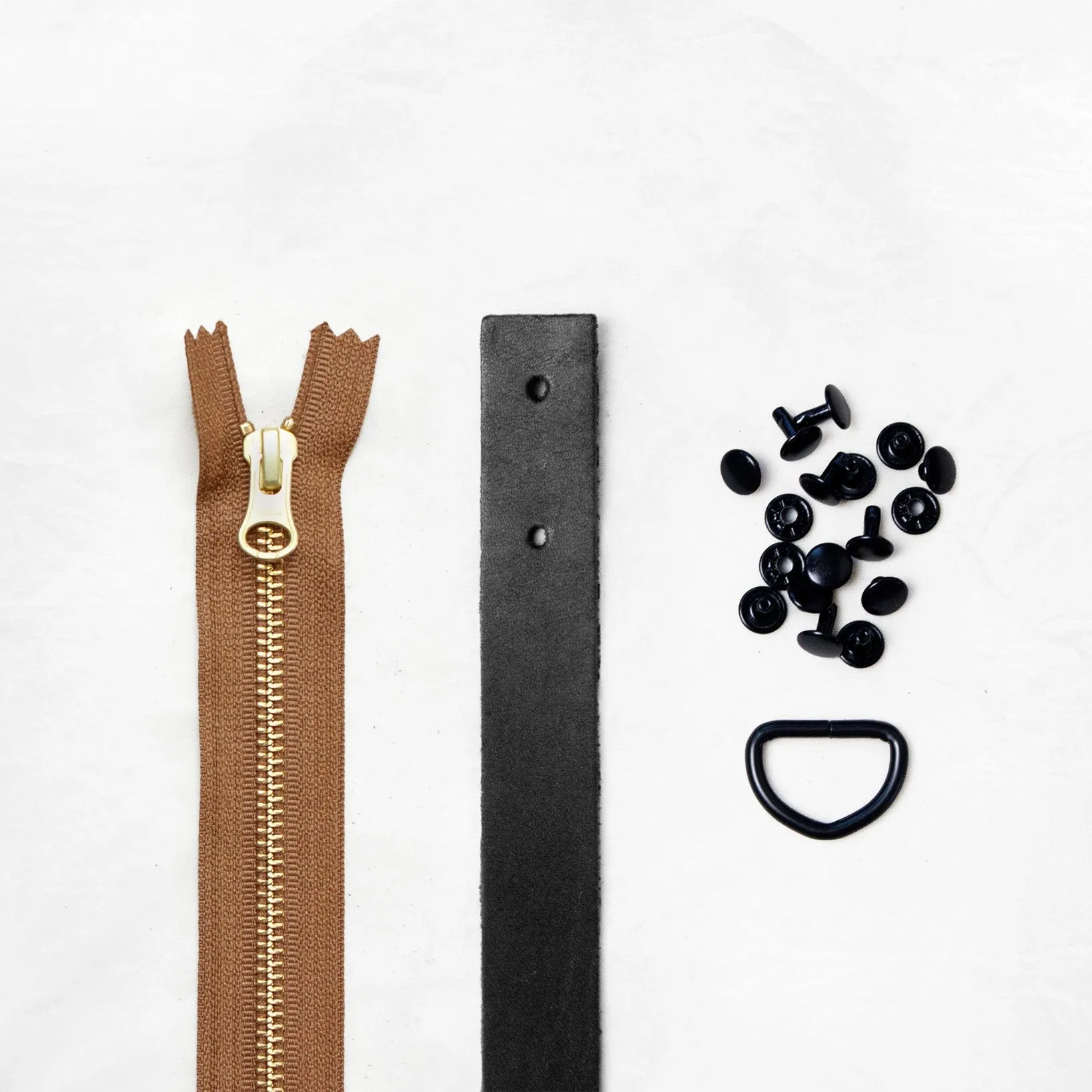 Oberlin Tote - Black Leather   Hardware Kit