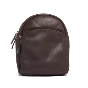 Oran - RH-2368 Small Rounder leather backpack - Brown