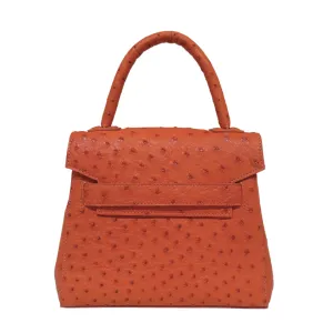 Ostrich Mini Handbag by Scotstyle, Orange