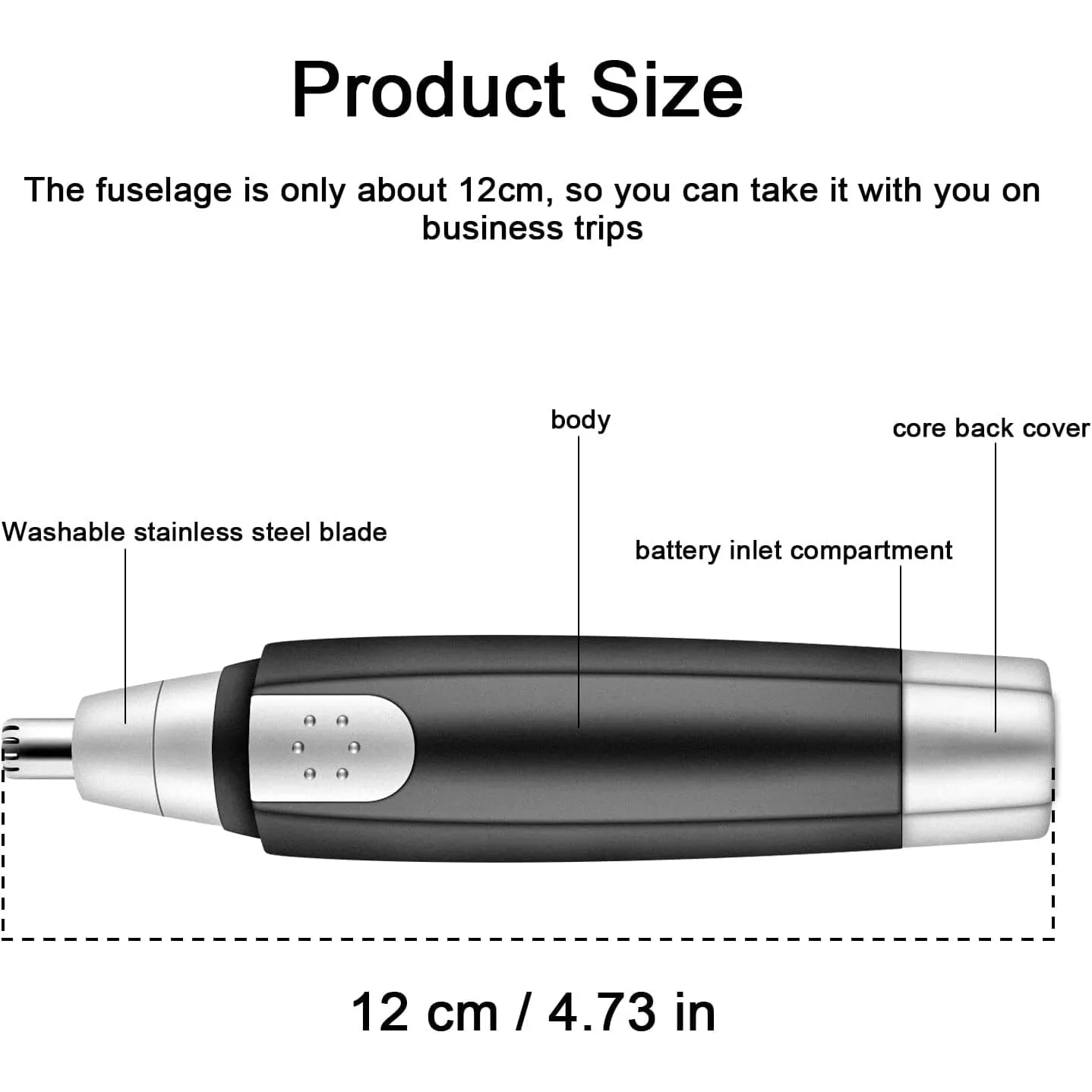 Professional Nose and Ear Hair Trimmer