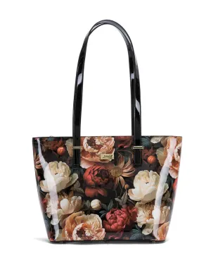 Serenade - Elisabetta Large Leather tote - Floral