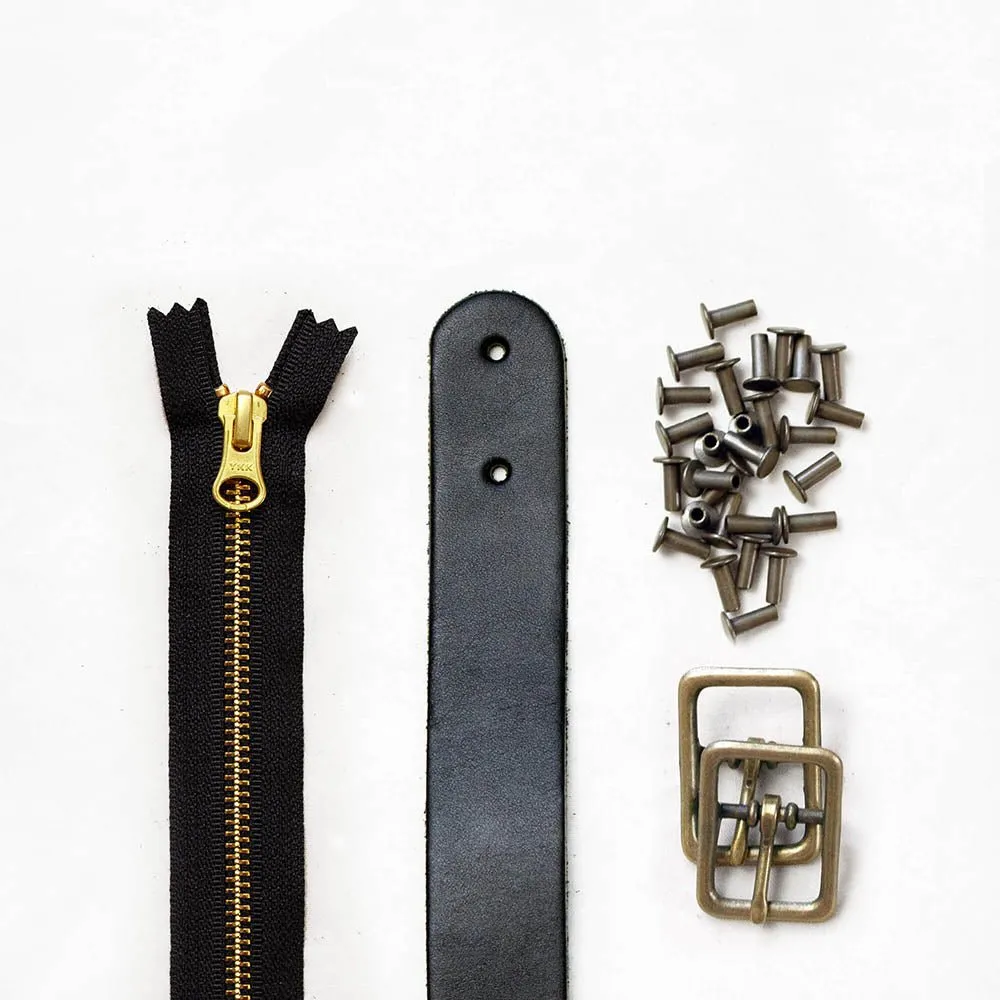 Slabtown - Black Leather   Hardware Kit