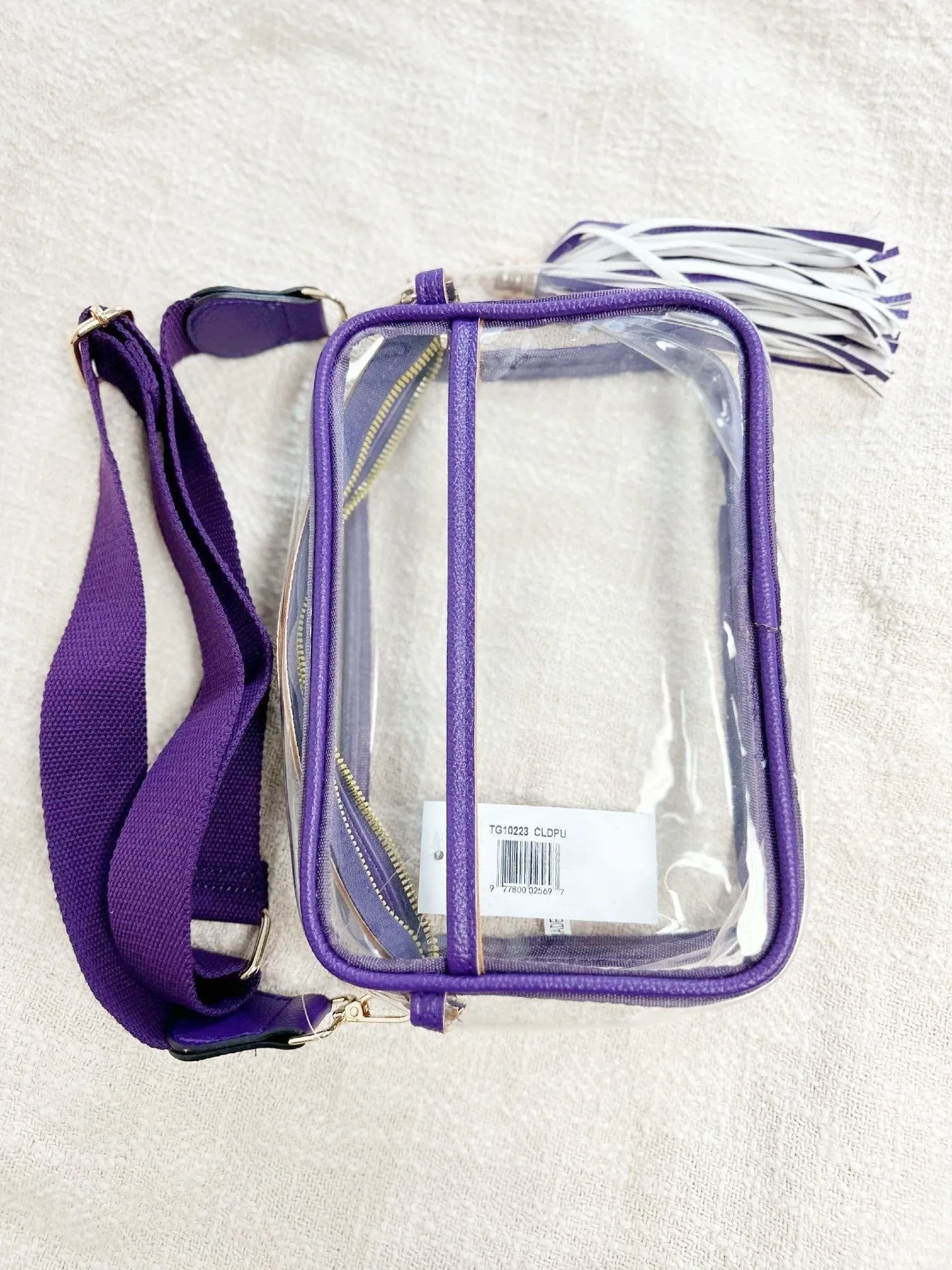 TG10223 Game Day Clear Crossbody Bag