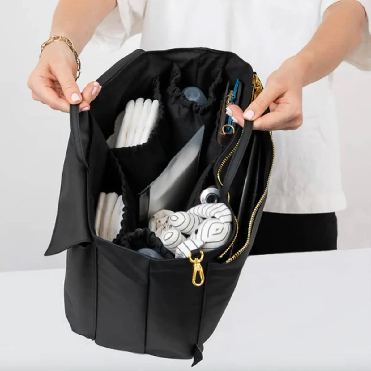 The Nappy Society Original Baby Bag Insert - Black