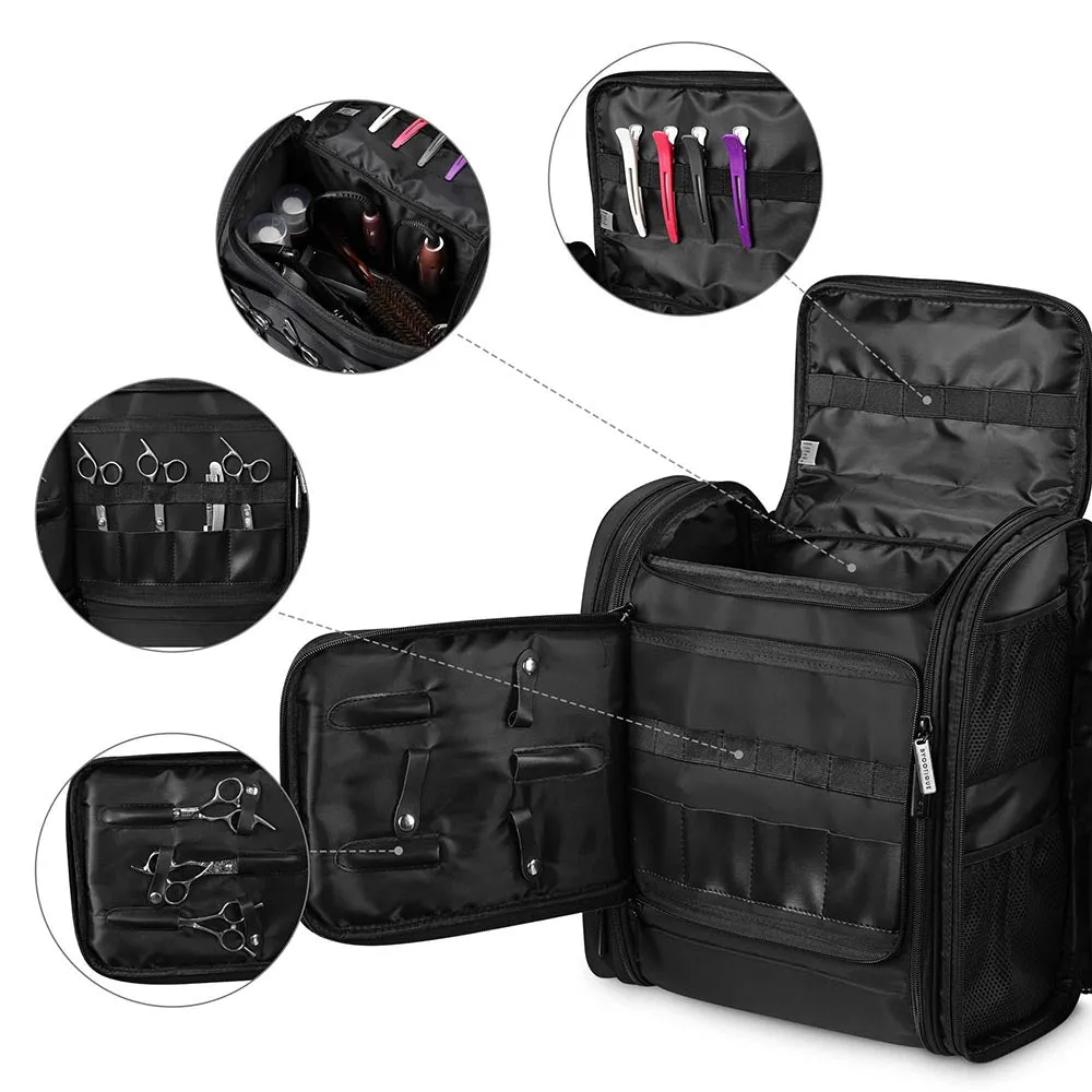 TheLAShop Barber Bag Makeup Backpack for Artist Hairstylist