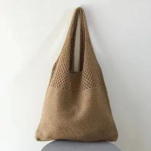 Vintage Knit Tote