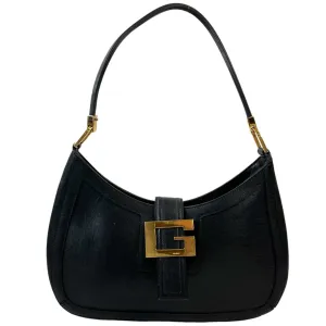 Women's G Buckle Handbag Black