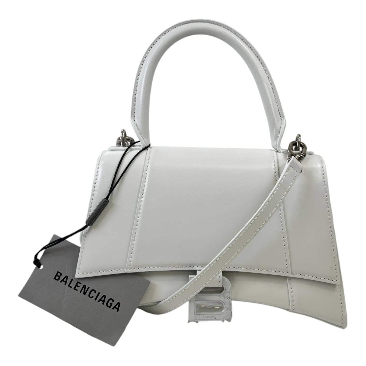 Women's Hourglass Small Handbag White