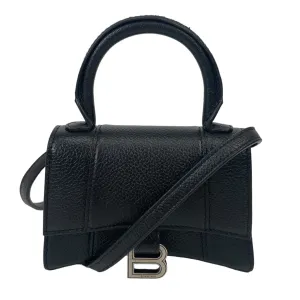 Women's Mini Hourglass Handbag Black